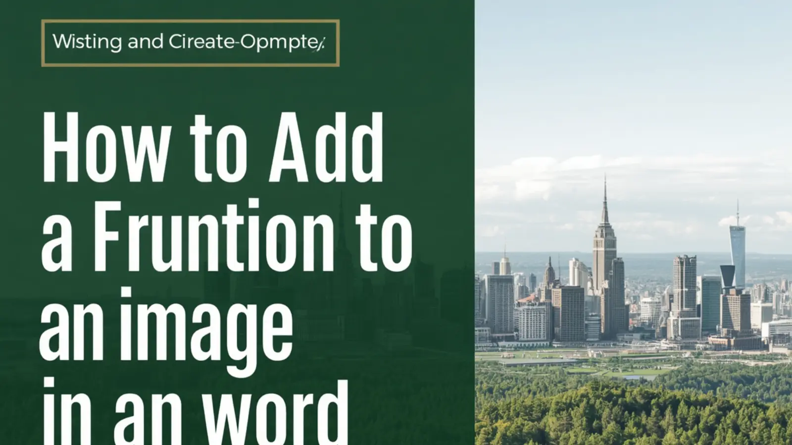 How to Add a Caption to an Image in Word Creative Captions