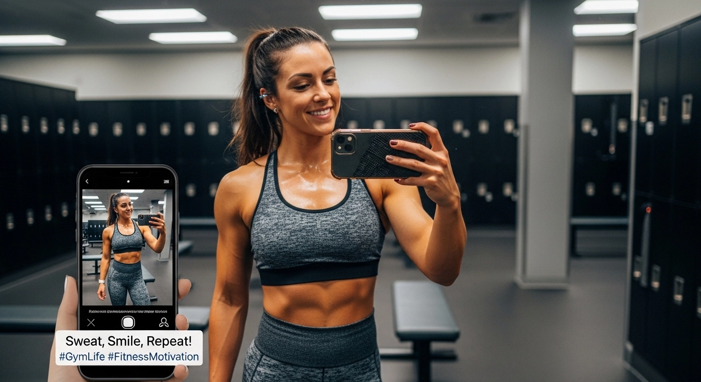 Gym Selfie Captions Short, Cute, Funny & Inspirational Instagram Captions