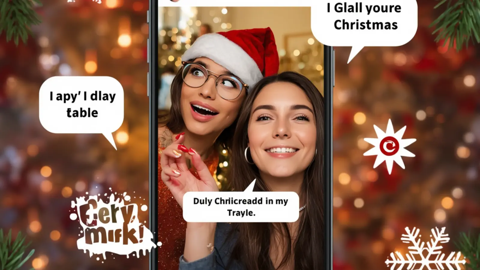 naughty christmas captions