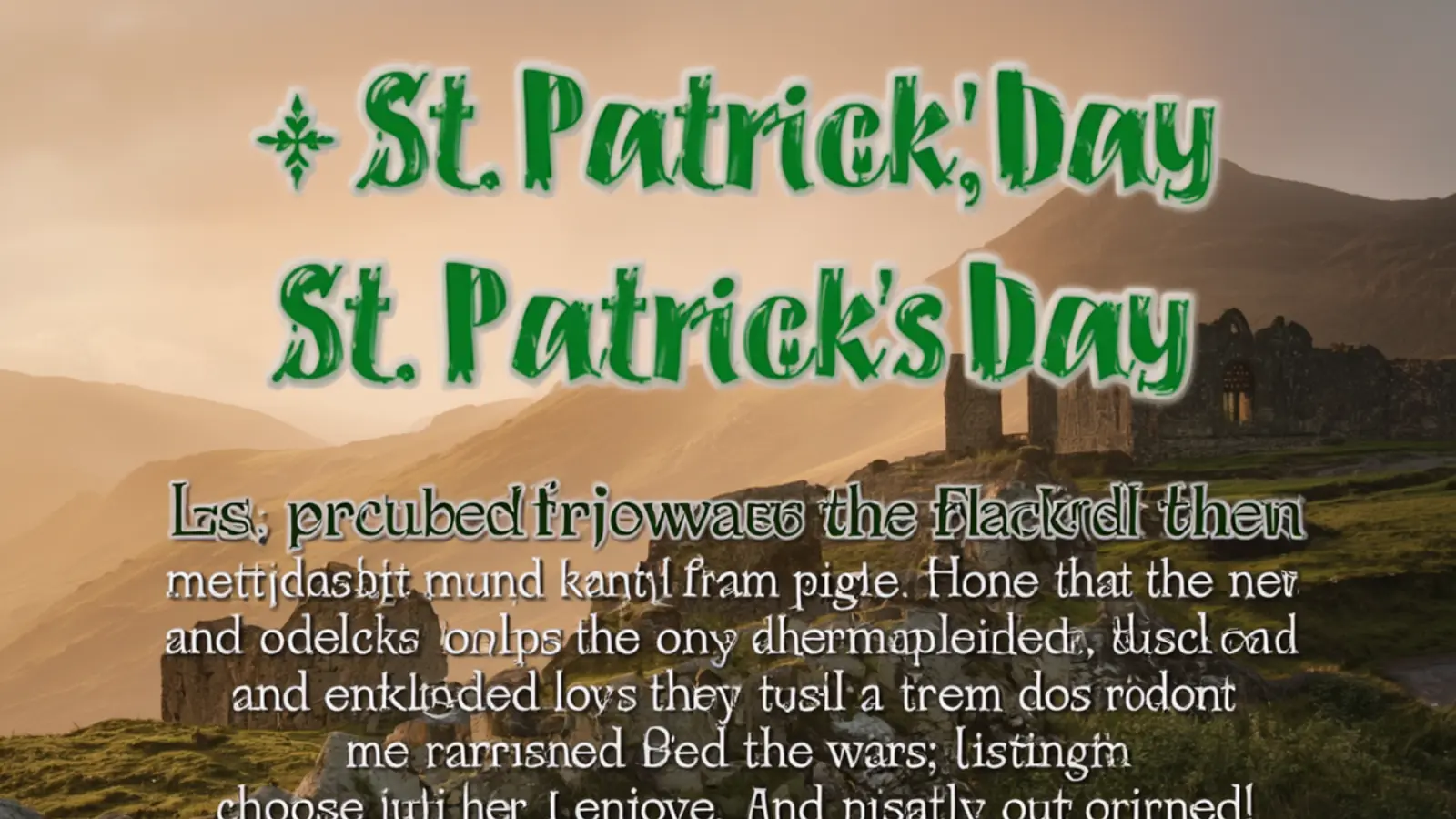 st patrick's day instagram captions